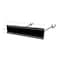 Azar Displays 4" H x 12" L Black C-Channel 600412-BLK - alternate 2